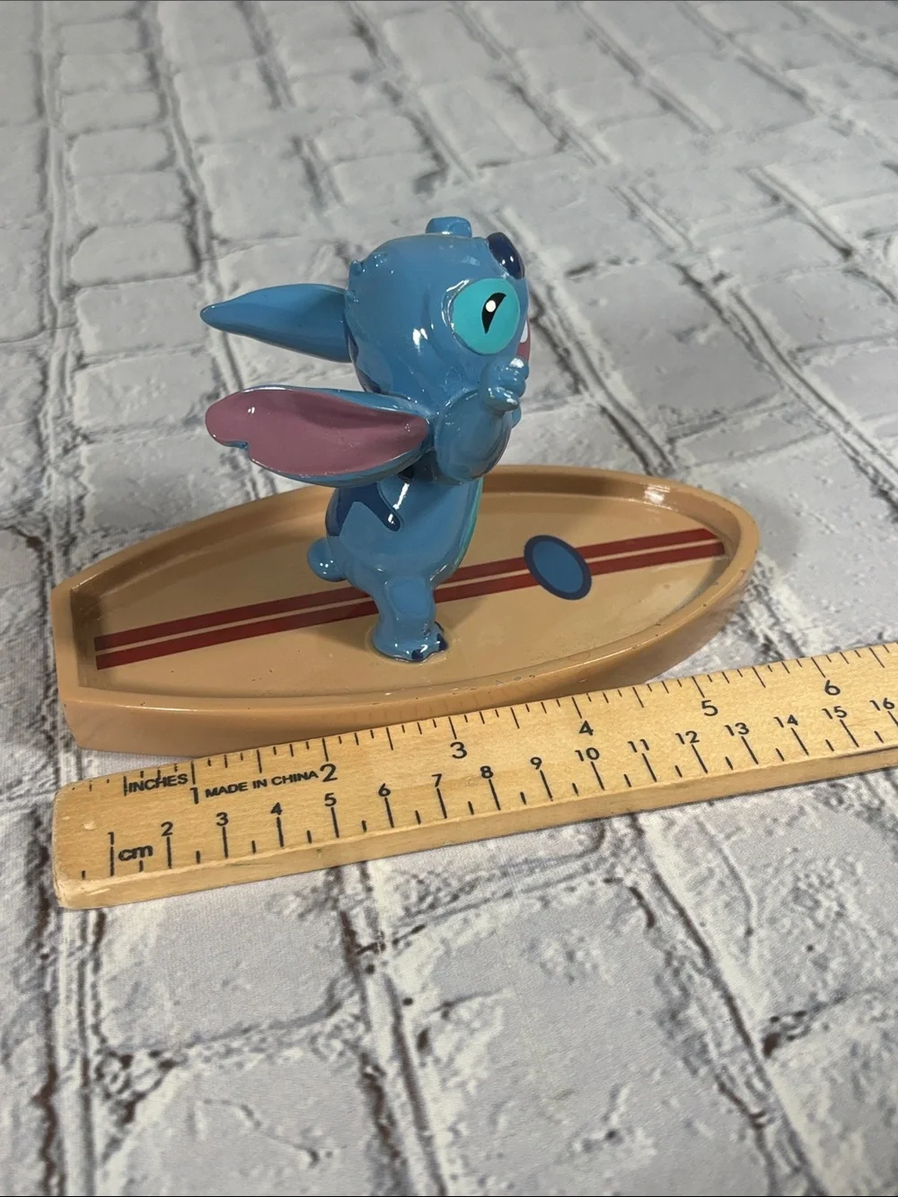 Disney Lilo & Stitch Surfing Statue Trinket Tray